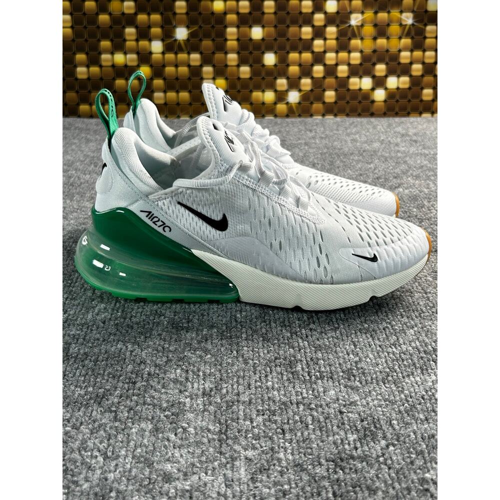 Nike Air Max 270 Women's White Green Running Shoes Size 8 - Picture 8 of 13
